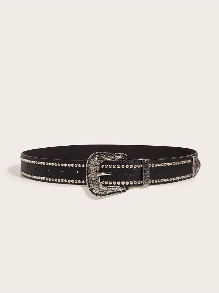 Studs SteamPunk Belt SCARLET DARKNESS