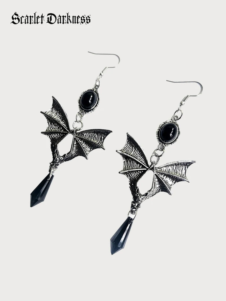 Scarlet Darkness Accs-Vampire Queen Bat Earring SCARLET DARKNESS