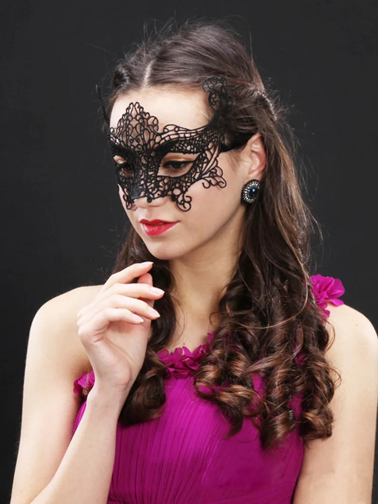 Halloween Cosplay Accs 2023-Vampire Ball Eyepatch SCARLET DARKNESS