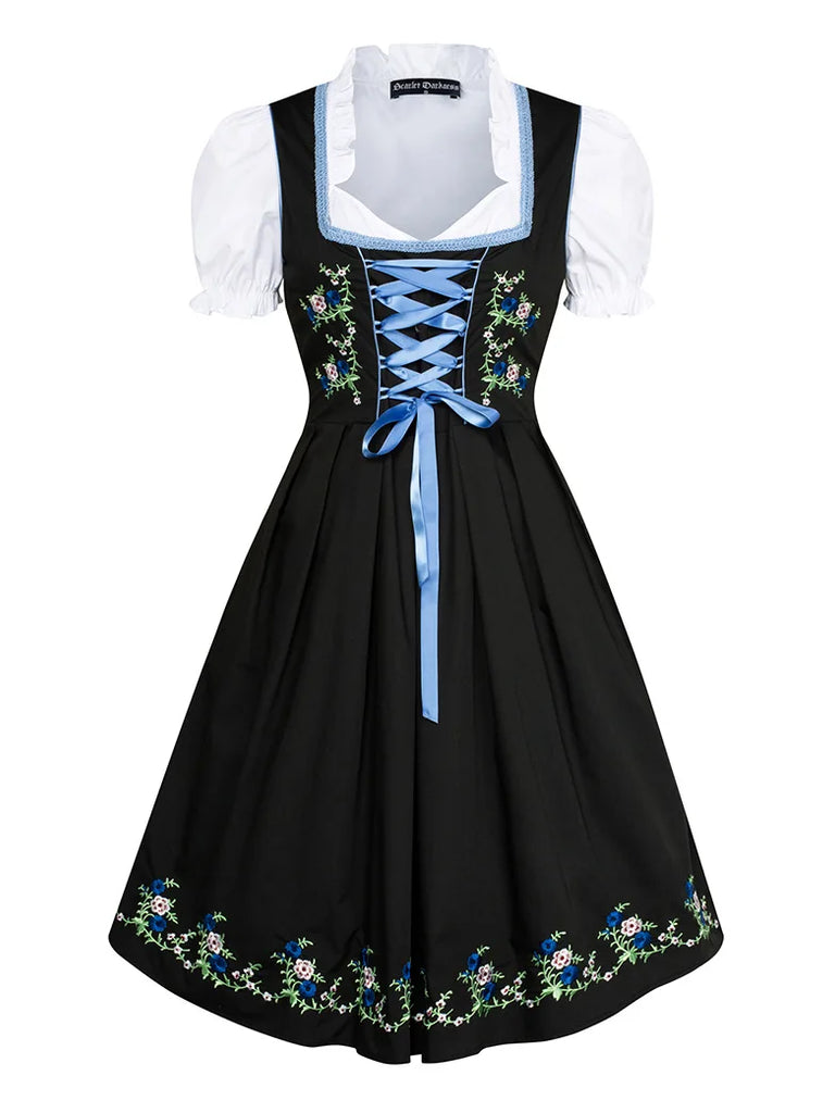 3pcs Set German Bavarian Oktoberfest Costume SCARLET DARKNESS