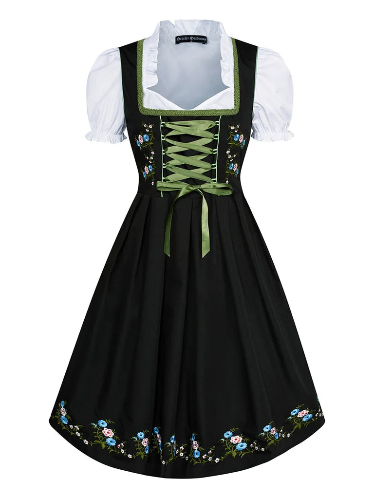 3pcs Set German Bavarian Oktoberfest Costume SCARLET DARKNESS