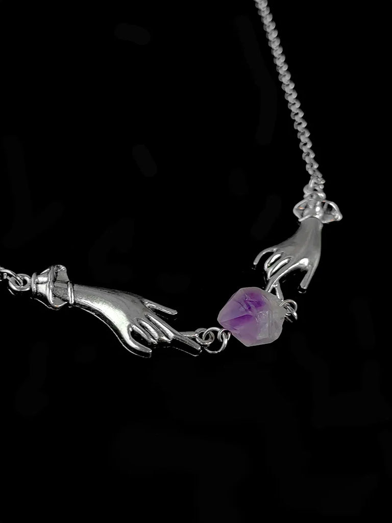 Enchantress Purple Stone Necklace SCARLET DARKNESS