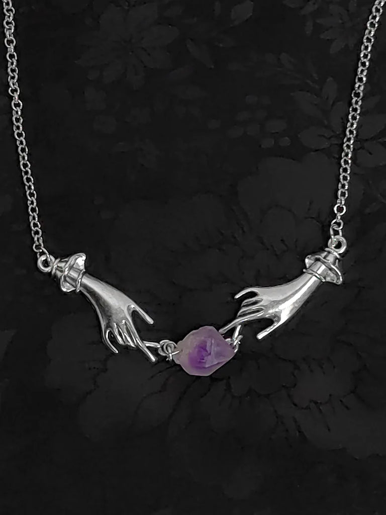 Enchantress Purple Stone Necklace SCARLET DARKNESS