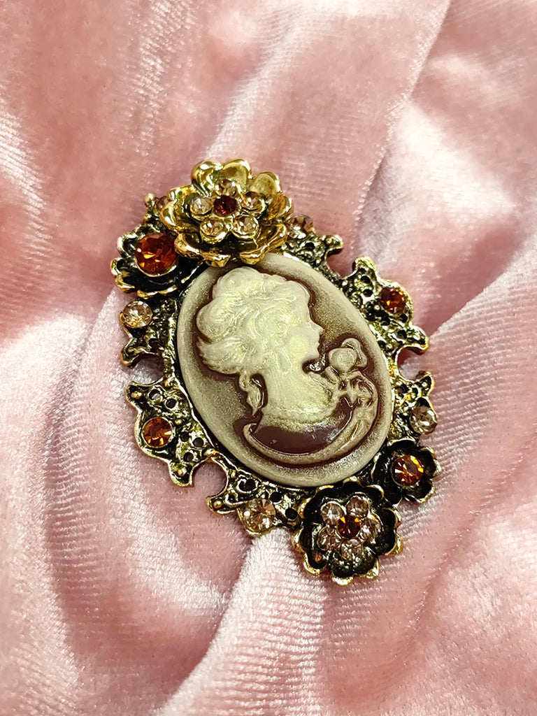 Scarlet Darkness 6th Anniversary Accs-1850s Victorian Brooch SCARLET DARKNESS