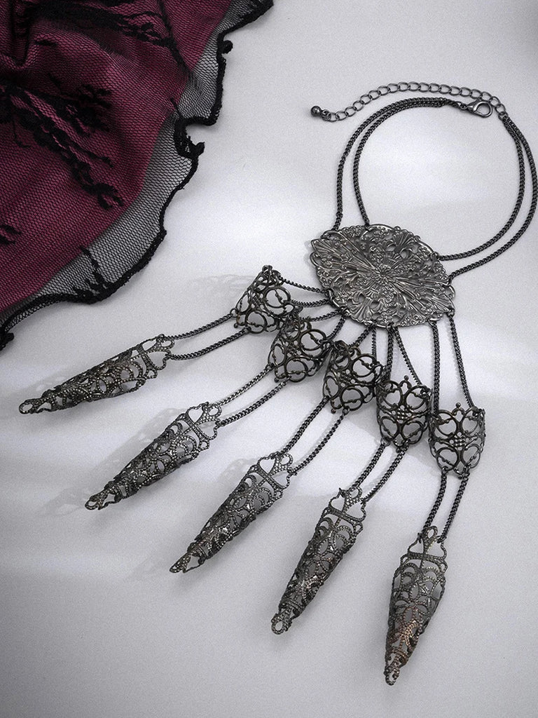 Scarlet Darkness Chain Accs-Gothic Witch Finger Chain SCARLET DARKNESS