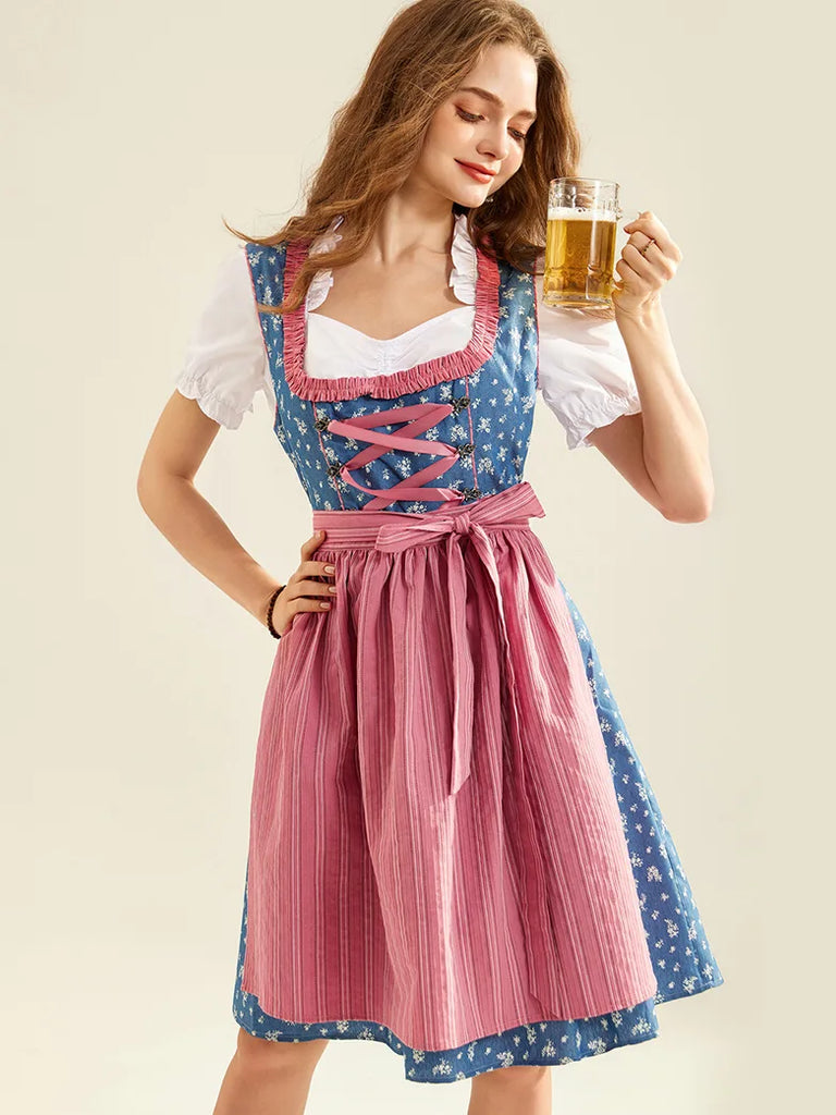 German Bavarian Oktoberfest Costumes for Beer pub SCARLET DARKNESS