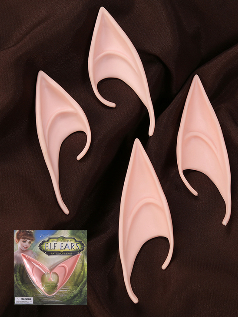 Renaissance Festival Cosplay Accs-  Latex Fairy Ears SCARLET DARKNESS