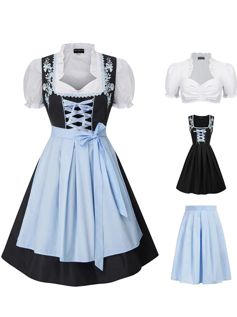 German Bavarian Oktoberfest Costumes Carnival Dress Scarlet Darkness